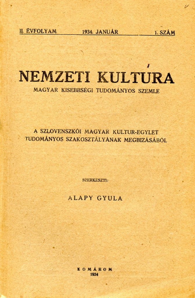 nemzeti kultura Nemzeti Kultúra 1.
